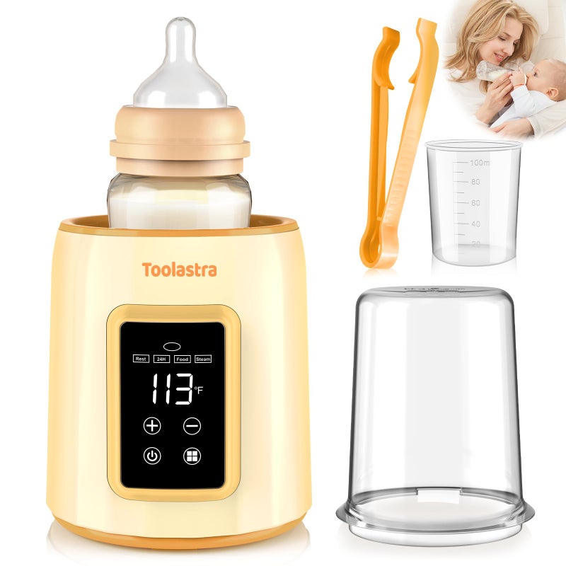 Toolastra Bottle Warmer, Faster Heating Baby Milk Warmers for All Bottles with Accurate Temp Control Water Bath Tech and Auto Shut-Off, BPA-Free Multifunctional Bottle Warmer for Breastmilk and Formula - Image 1
