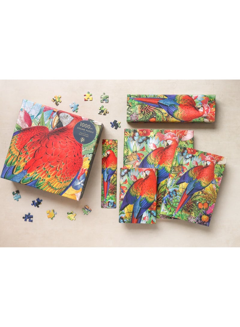 PaperBlanks Premium Quality Jigsaw Puzzle, 1,000 Pieces, Tropical Garden (Nature Montages), 50.7cm width x 68.5cm height size - Image 2