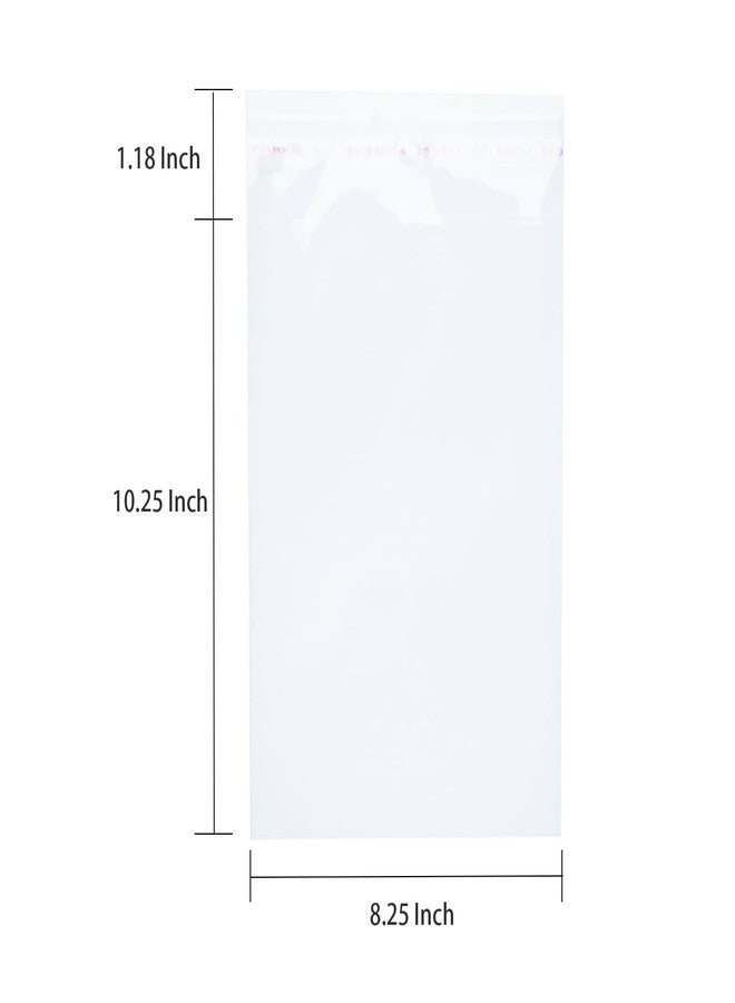 Delatanus 8-1/4 x 10-1/4 Inch Clear Cellophane Cello Bags-Fits 8x10 Inch Prints Photos Cards Candy Treats Cookie Clear Plastic Sleeves-100 Pcs - Image 2