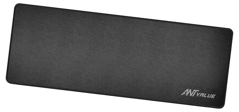 Ant Value Store MM300 Large Gaming Mouse Pad – Waterproof Cloth Surface with Anti-Fray Stitched Edges, Non-Slip Rubber Base, Extended Size for Gaming & Office Desk Setup – Black - Image 1