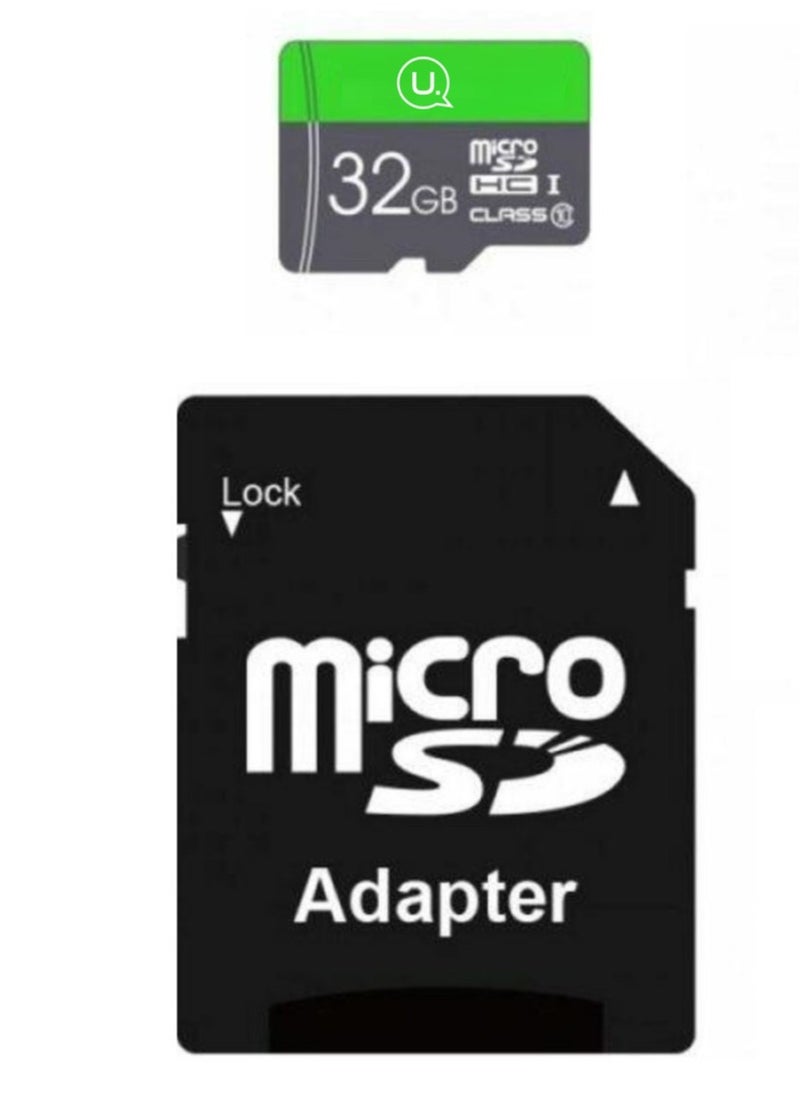 Usams 32GB High Speed Class 10 TF Card with SD Adapter 
