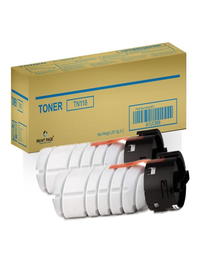 Print Page TN 118 Toner Cartridge Compatible for Printers 164, 165e, 184, 185, 185e, 195, 205i, 206, 215, 225, 225i, 226, 266, 306, 306i (1 pcs) - Image 1