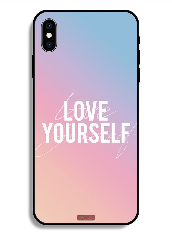 Tolwak Protective Case For Apple iPhone X Love Yourself - Image 1