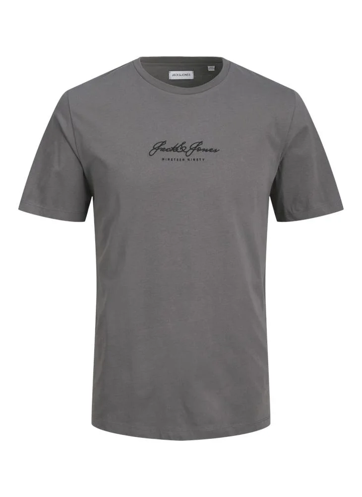 JACK & JONES Casual Regular Fit Crew Neck T-shirt and Pant Set