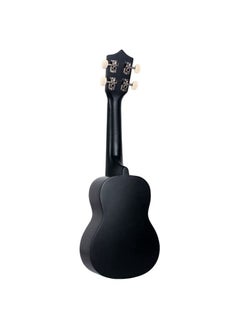 Megarya Ukulele Beginner Mahogany Wood 21Inches Concert Ukulele Hawaii Kids Guitar black color  - Image 2