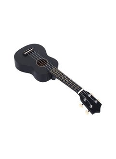 Megarya Ukulele Beginner Mahogany Wood 21Inches Concert Ukulele Hawaii Kids Guitar black color  - Image 3
