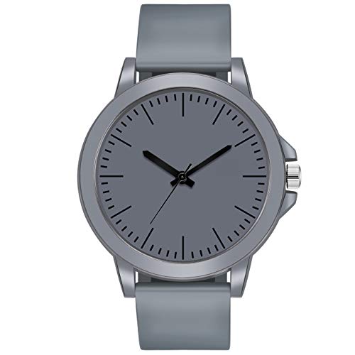 Cloudwood Analogue Rubber Strap Men's & Boy's Watch (Grey Color Dial Grey Colored Strap) - Image 1