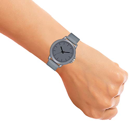 Cloudwood Analogue Rubber Strap Men's & Boy's Watch (Grey Color Dial Grey Colored Strap) - Image 5