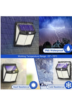 Outdoor Solar Lights, 238 LED Solar Security Lights and 3 Modes Motion Sensor 270° Wide Angle Solar Powered Lights IP65 Waterproof Solar Wall Light for Front Door, Yard, Garage, Garden (4 Pack) - pzsku/Z79E60E80AA149F22ACF7Z/45/_/1706781514/fde5f09f-ed5a-45e9-bf80-2d7f810e72c9