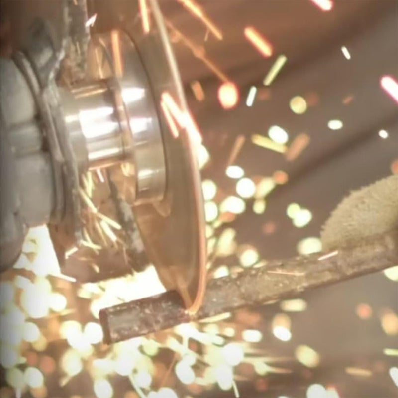 Electroplated diamond angle grinder, 5 inch angle grinder with turbo thread adapter, suitable for metal stainless steel stone concrete tiles - Image 3