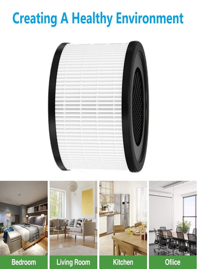 HALIEVE H7120 Replacement Filter Compatible with GoveeLife H7120 Air Purifier 3-in-1 Pre-Filter HEPA & Activated Carbon Filter for Bedroom Home Large Room H7120101, 2 Pack - Image 5