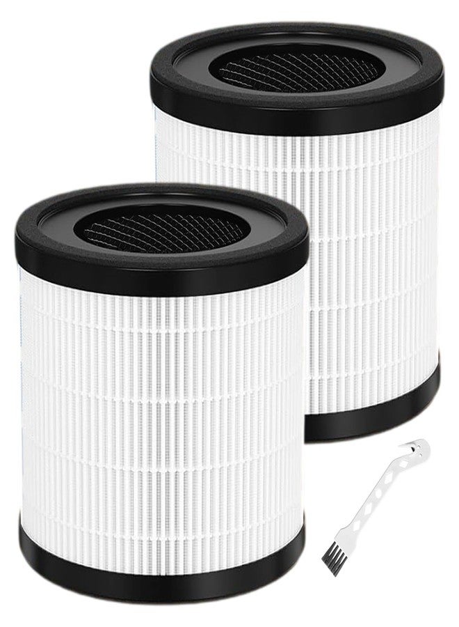 HALIEVE H7120 Replacement Filter Compatible with GoveeLife H7120 Air Purifier 3-in-1 Pre-Filter HEPA & Activated Carbon Filter for Bedroom Home Large Room H7120101, 2 Pack - Image 1