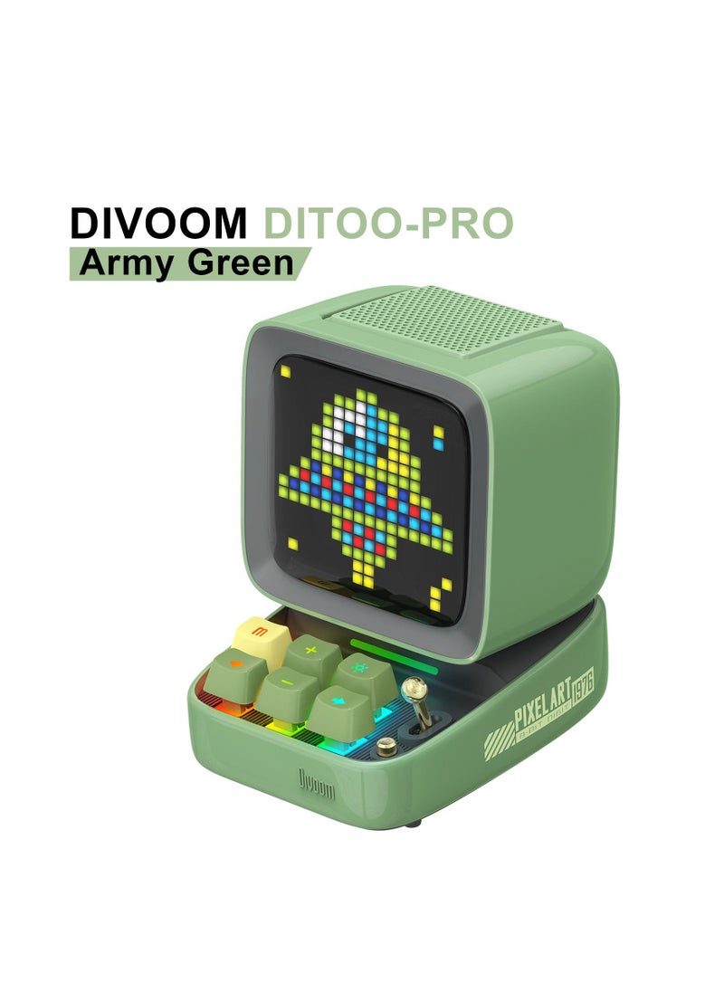 Divoom Bluetooth Portable Speaker Alarm Clock Cute Gift Home Light Decoration  - Image 1