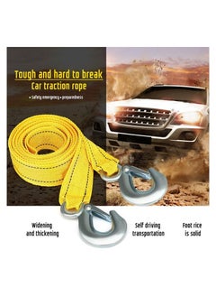 FAJ Car Towing Rope 6 meter 5 Ton Tow Rope With Tow Hooks Heavy Duty Towing Belt - FaJ ST206B1  - Image 4
