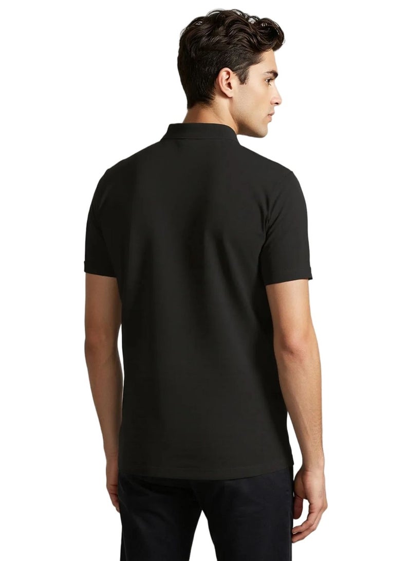 فرنش كونكشن قميص بولو قطني أساسي بشعار بريميوم - Image 3