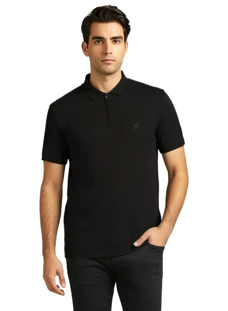 Basic Premium Cotton Logo Polo Shirt