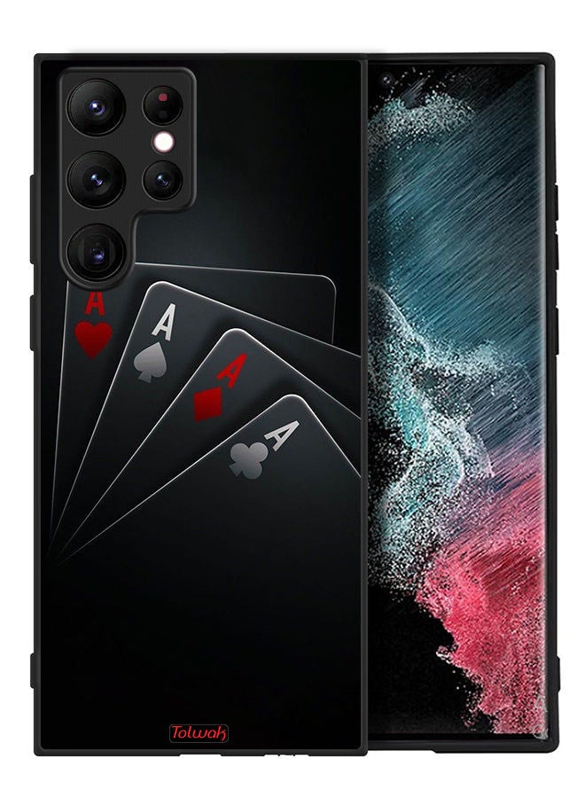 Tolwak Samsung Galaxy S22 Ultra 5G Protective Case Cover Cards A  - Image 2