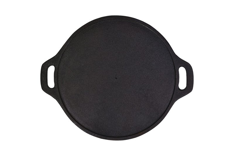 Rock Tawa cast Iron Dosa Tawa 14 Inch Pre-Seasoned - Image 1