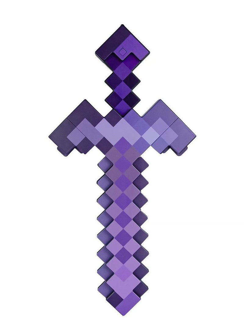 ماين كرافت مجموعة سيف ومطرقة من لعبة ماين كرافت، ملحق يمكن ارتداؤه مقاس الأطفال للتمثيل الشخصي والفستانات - Image 2