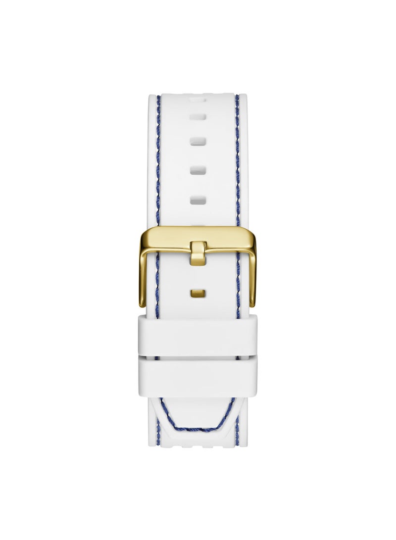 GUESS ساعة GUESS متعددة الوظائف باللون الأبيض والأزرق للرجال - GW0499G6 - Image 5