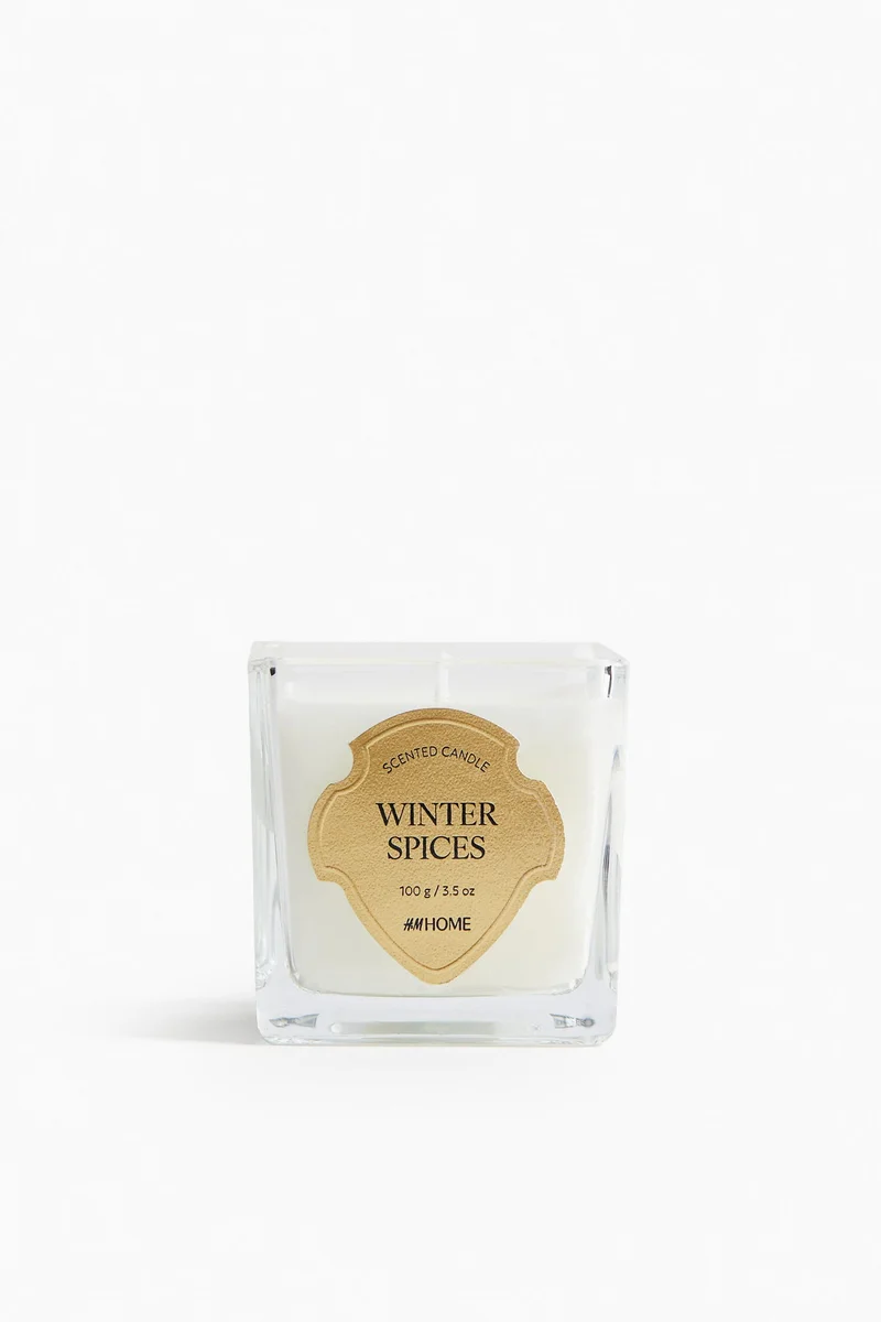 H&M Small scented candle in glass holder