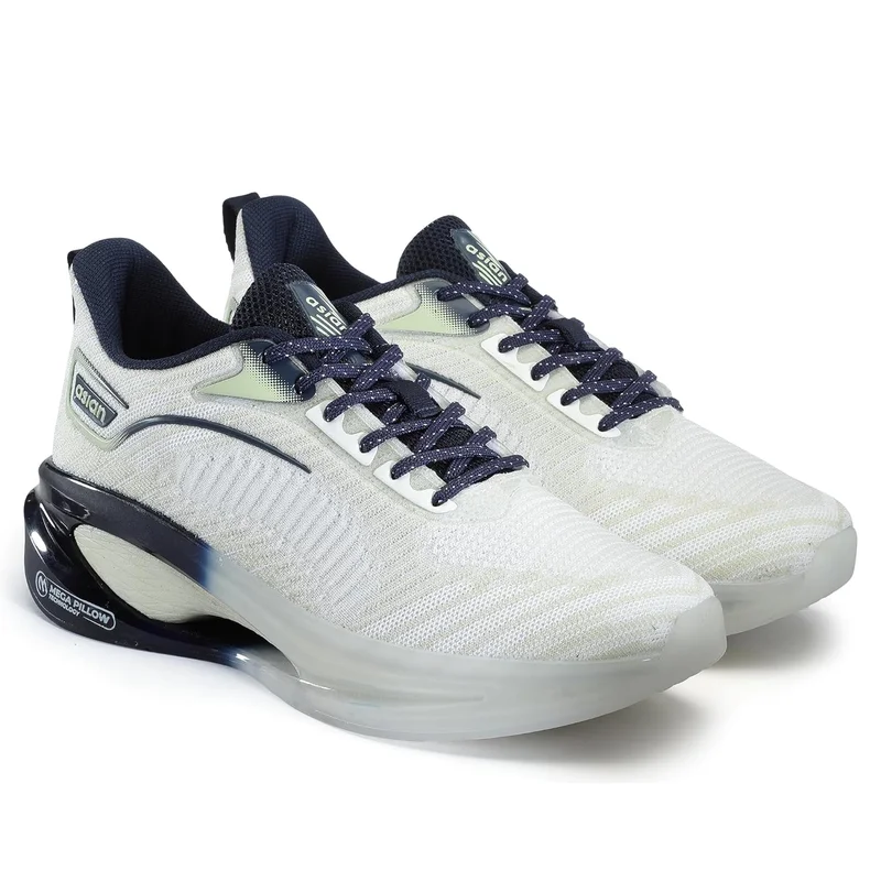 أسيان White Pista Sneakers for Men