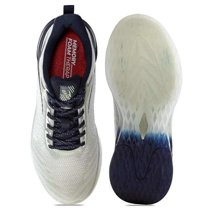أسيان White Pista Sneakers for Men