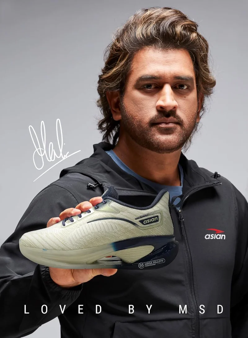 Asian White Pista Sneakers for Men