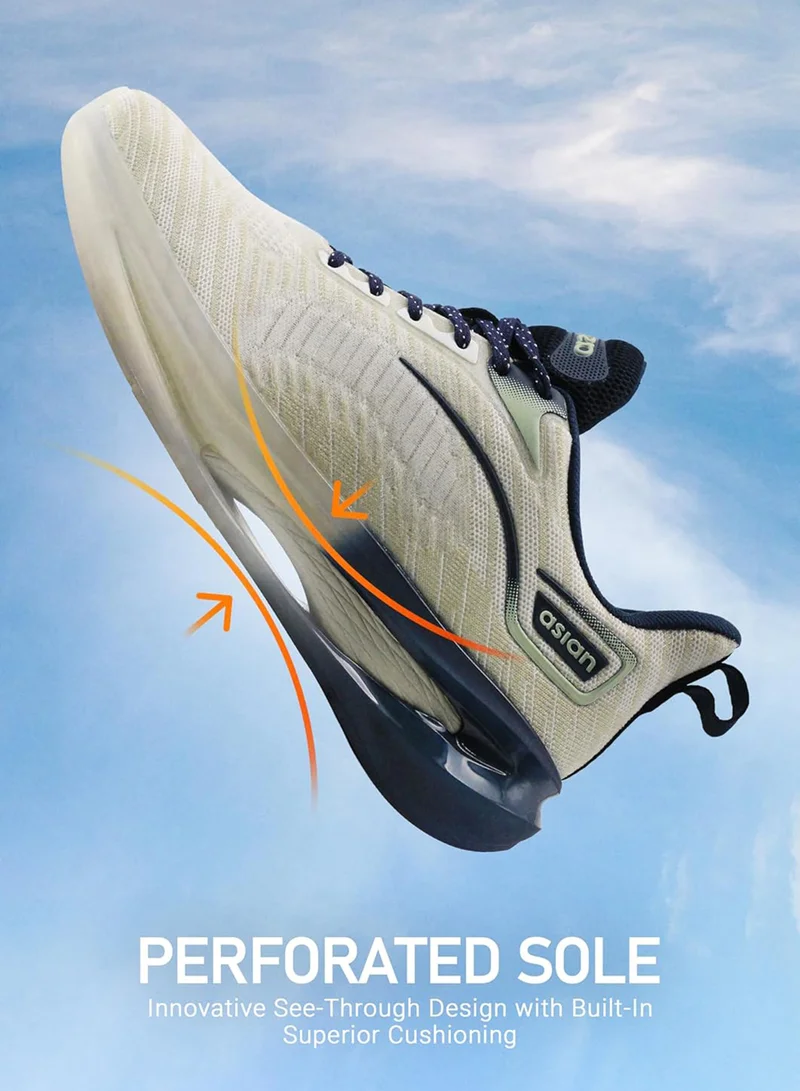 Asian  White Pista Sneakers for Men for Men | Best Price UAE