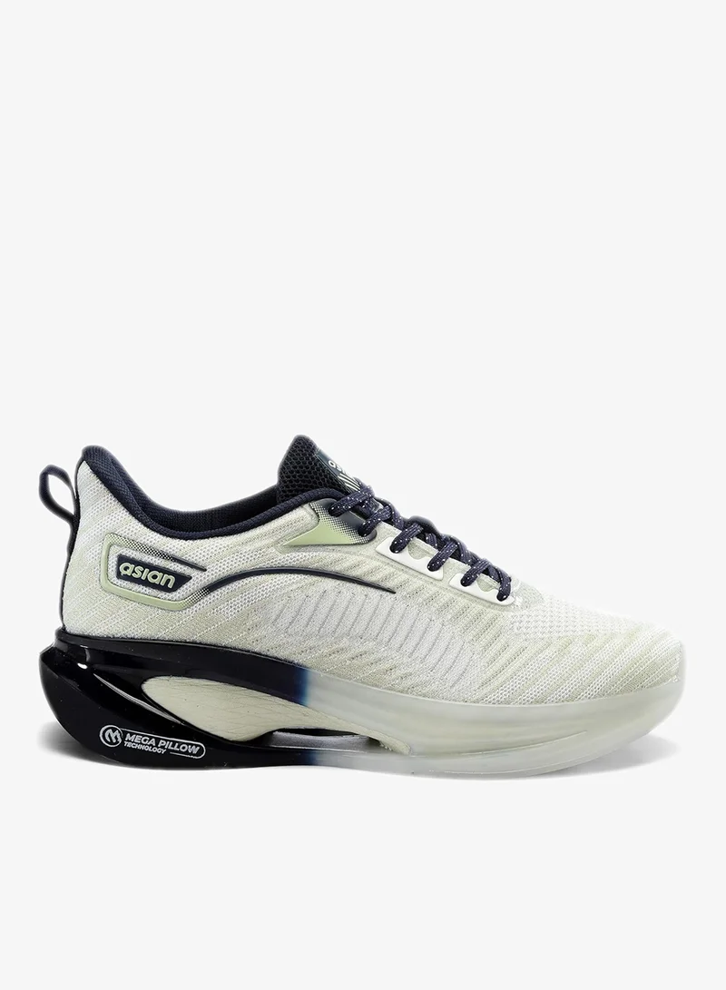 Asian  White Pista Sneakers for Men for Men | Best Price UAE