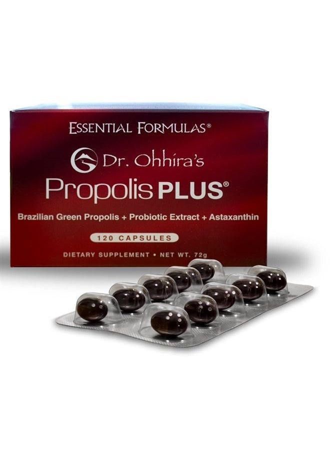 essential formulas - Dr. Ohhira's Propolis Plus with Brazilian Green Propolis 120 Capsules - Image 1