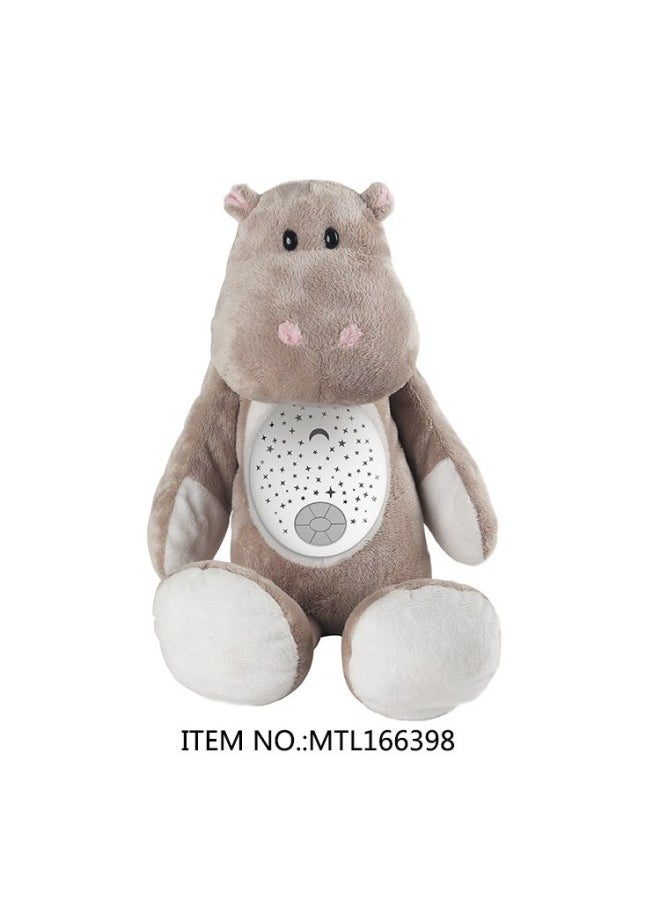 Generic - Toddler Sleep Instrument Doll Baby Soothing Artifact To Sleep Music Light Doll Plush Toy-Color:Soothing Baby Elephant Sleep Instrument - Image 1
