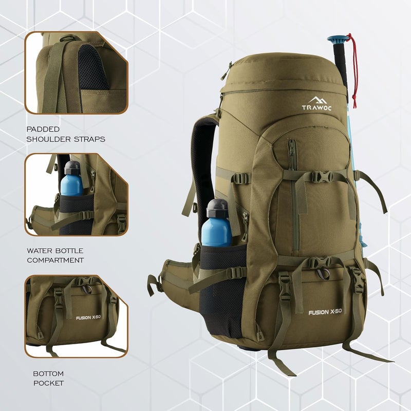 Trawoc حقيبة ظهر داخلية TRAWOC FUSION X 50L - Image 4
