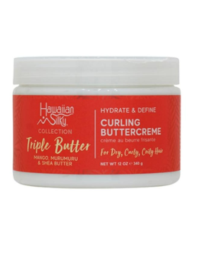Hawaiian Silky Triple Butter Hydrate & Define Curling Buttercreme 340 g 