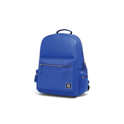 EUME Cosmo 16L Laptop Bag for Men, Midnight Blue | 1 Large Compartment Office Laptop Backpacks | Fits Up to 13.5" Laptop | Premium Vegan Leather | Travel Bag | Bagpacker Bag for Men and Women - Image 1
