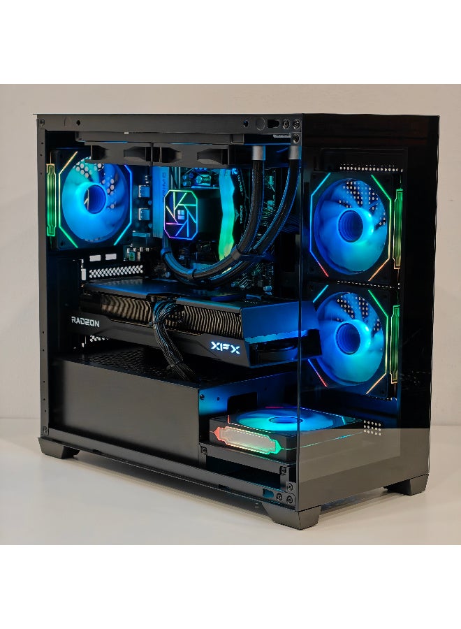  موستيك للتجارة العامة ذ م م كمبيوتر ألعاب AMD Ryzen 7-7800X3D بتردد يصل إلى 5.0 جيجاهرتز | بطاقة رسومات RADEON AMD RX 9070XT سعة 16 جيجابايت GDDR6 | ذاكرة وصول عشوائي DDR5 سعة 32 جيجابايت بتردد 6000 ميجاهرتز | قرص SSD M.2 NVMe سعة 1 تيرابايت | مبرد سائل 240 مم | متوافق مع WiFi | Windows 11 Pro None - Image 5