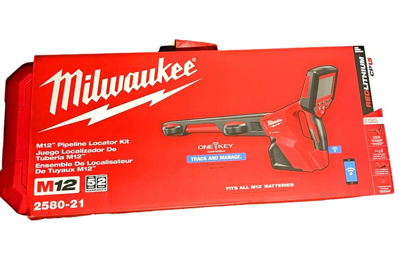 Milwaukee طقم محدد أنابيب محمول لاسلكي Milwaukee M12 ONE-KEY ببطارية وشاحن - جديد!! (2580-21) - Image 1