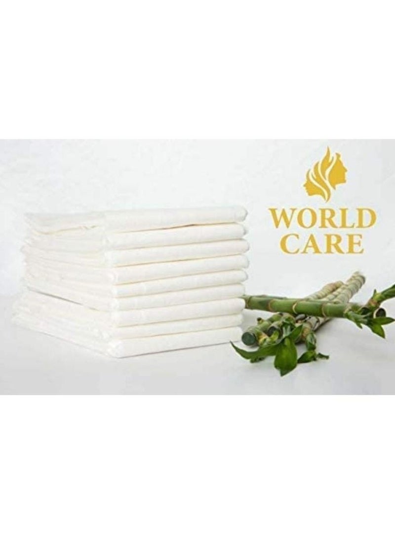 WORLD CARE - One time use towel size 100X50 cm highly absorbent gentle and soft 50 pieces - Image 1