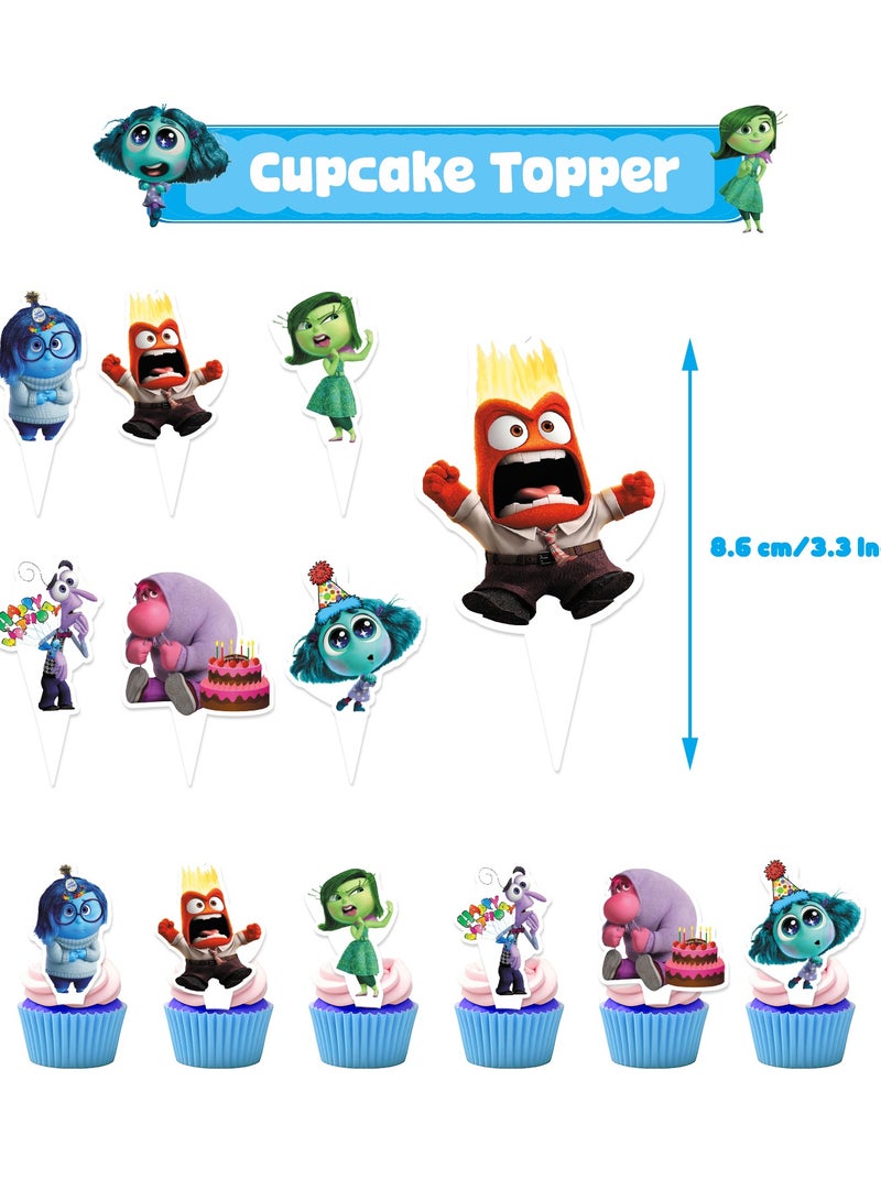 عام ديكور حفل عيد ميلاد بموضوع "فريق الوكيل العقلي": لفافة علم في الداخل بالخارج، بطاقة إدخال الكعكة، بالونات، رحلة مميزة للحفلة. - Image 5