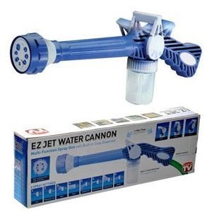 Dhruheer Plastic 8 in 1 Turbo Water Spray Gun Ultra HighPressure Washer for Car Bike Washing and Gardening Purpose Standard Blue - Image 3