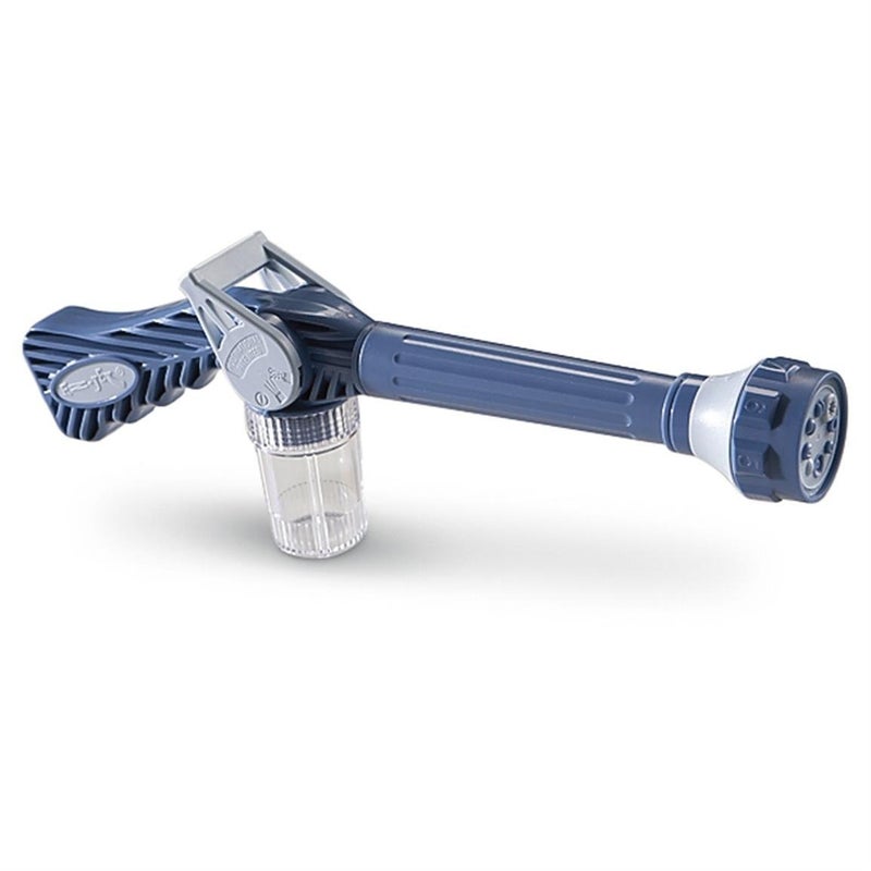 Dhruheer Plastic 8 in 1 Turbo Water Spray Gun Ultra HighPressure Washer for Car Bike Washing and Gardening Purpose Standard Blue - Image 1