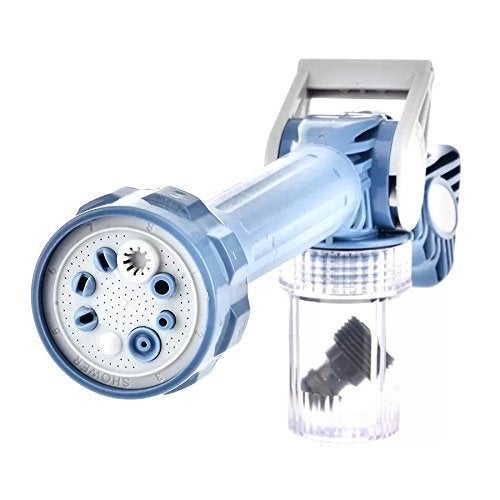 Dhruheer Plastic 8 in 1 Turbo Water Spray Gun Ultra HighPressure Washer for Car Bike Washing and Gardening Purpose Standard Blue - Image 4