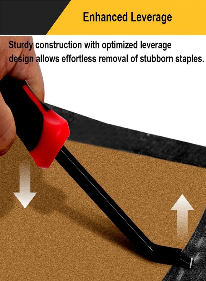 AMZQWERT Staple Remover,Heavy Duty Staple Remover,Upholstery Stapler Puller Lifter Tool for Carpet,Wood,Hardwood Floors,Construction,Furniture - Image 5