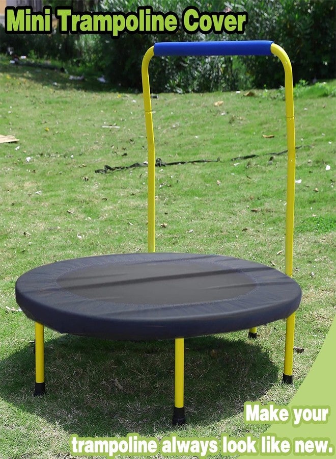 WBLCDH Trampoline Cover, Mini Trampoline Covers, Waterproof Toddler /Adults Fitness Trampoline Covers for Indoor/Outdoor/Garden Rebounder, Not Spring Cover (Black, 36inch) - Image 5
