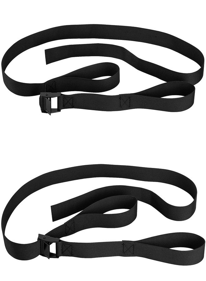 Shupakul 2 Pcs Pontoon Ladder Pull Up Straps,19.5 to 56 Inch Adjustable Marine Ladder Strap with Buckle,Reusable Boat Ladder Strap for Secure and Storage - Image 1