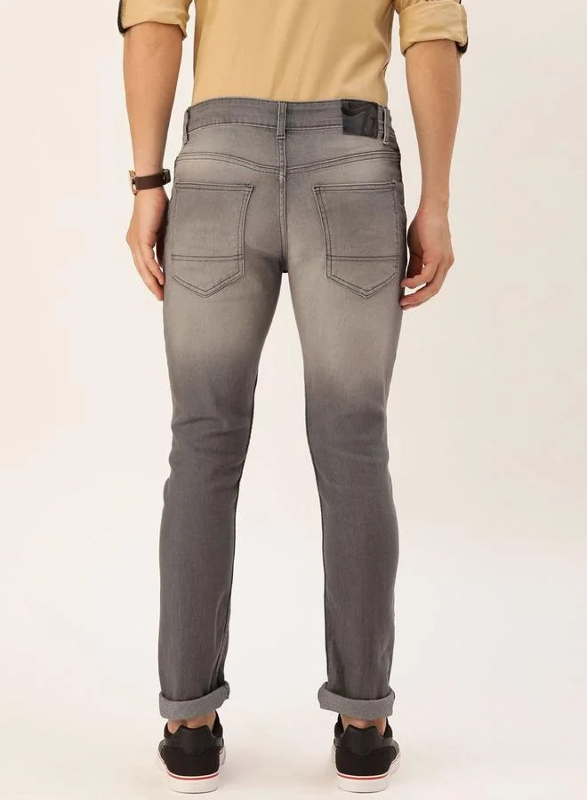 The Indian Garage Co  Men Slim Fit Solid Jeans for Men | Best Price UAE
