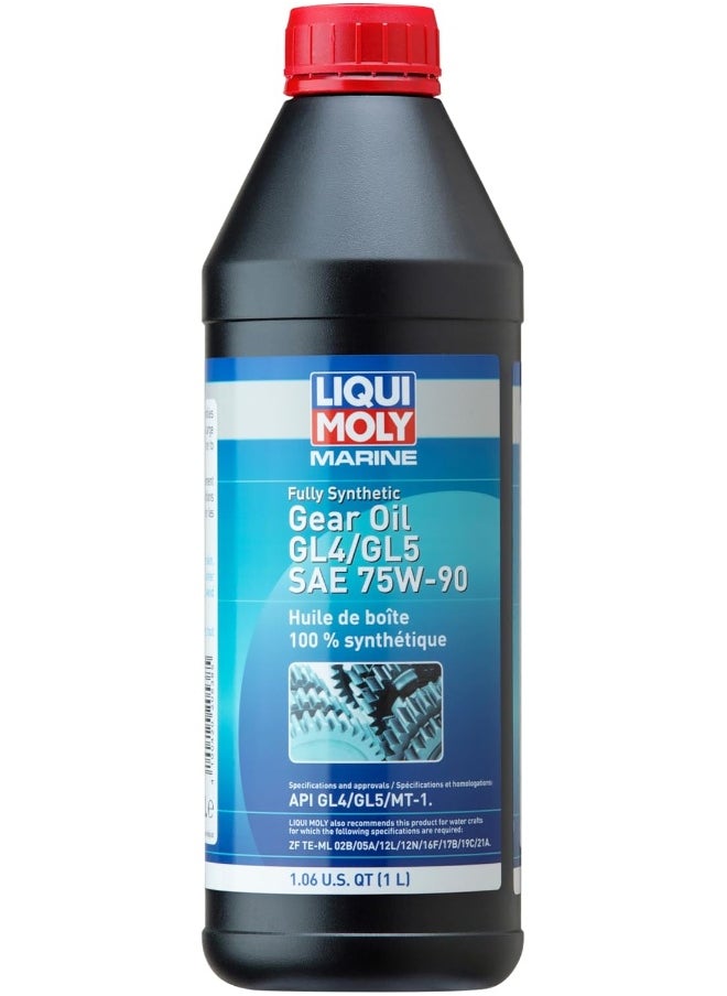 LIQUI MOLY - Liqui Moly Marine Fully Synthetic Gear Oil GL4/GL5 SAE 75W-90 - Image 1