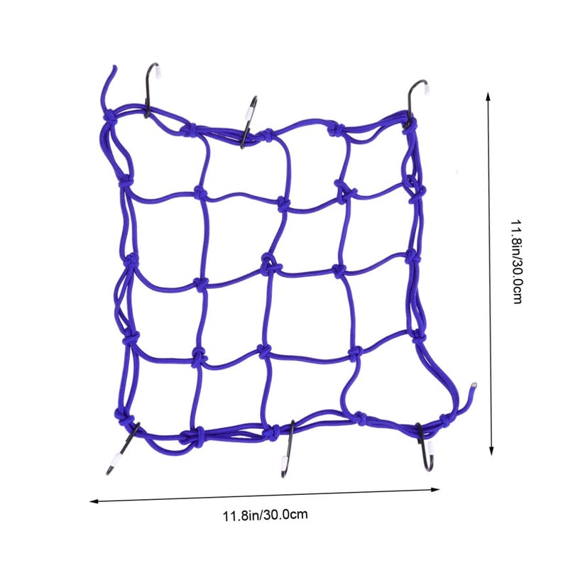 Elastic Luggage Cover Motorcycle Net Bag with Safety Hooks for Trucks and Roof Racks - Image 3