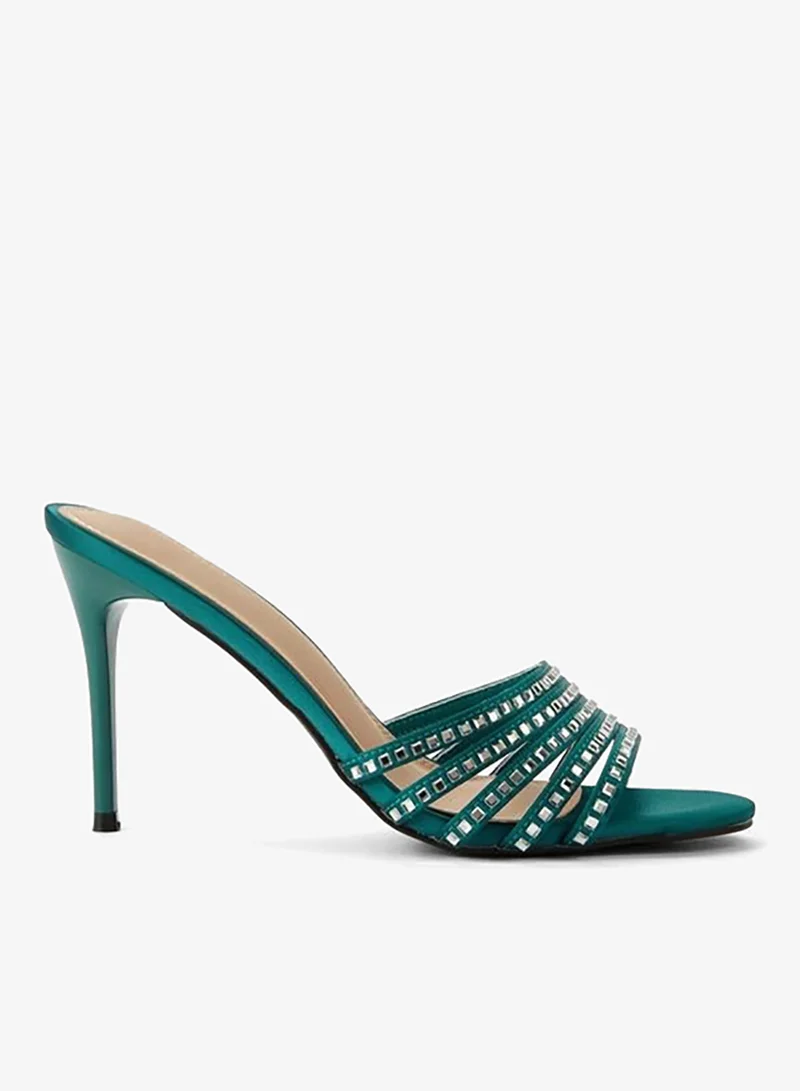 Flora Bella Women Embellished Stiletto Heel Sandals Ramadan Collection