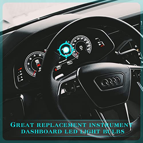 BBTO 40 Pieces T5 T10 LED Bulbs Dash Lights with Twist Socket Instrument Dashboard LED Bulbs for Interior Car Lights Dashboard Instrument Panel Gauge Cluster Indicator Map Dome - Image 5